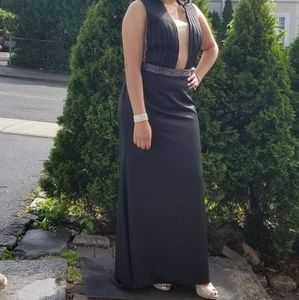 Dave and Johnny Mermaid Silhouette Prom Dress Size 8